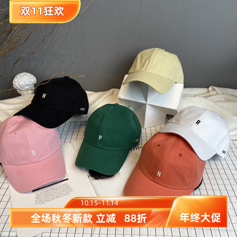 小字母东大门代购休闲风棒球帽