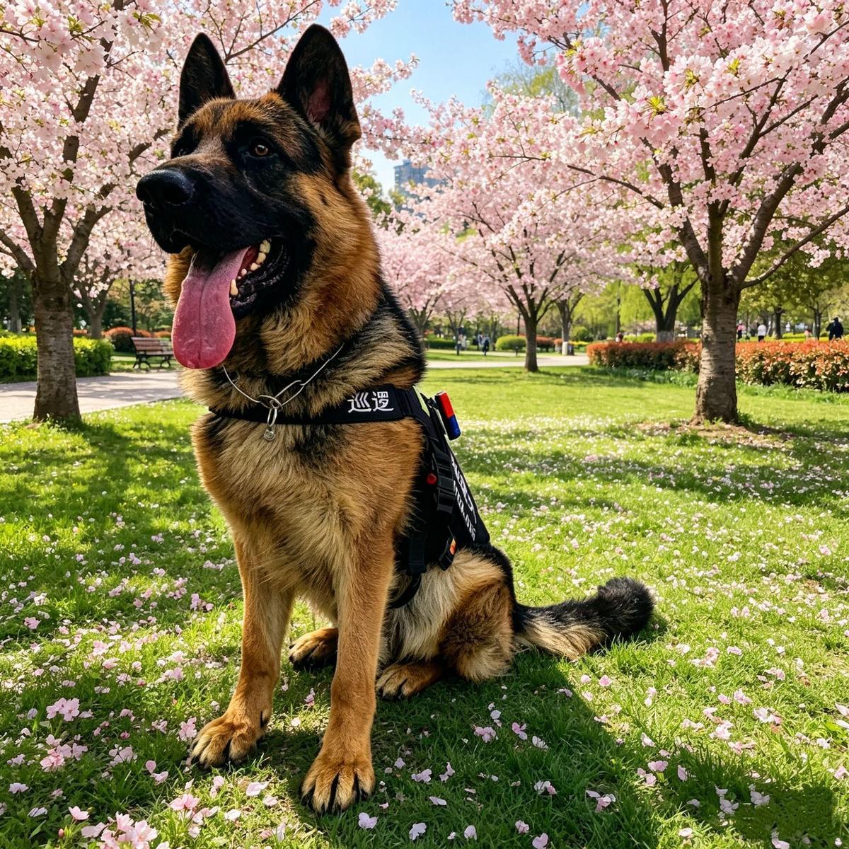 狗工作巡逻冬季马犬金毛衣服背带