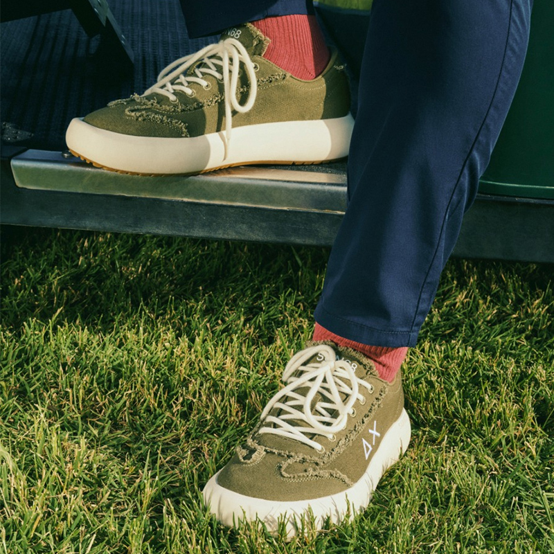 SUN68舒适百搭帆布鞋休闲运动鞋