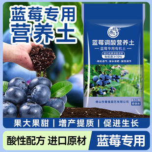 蓝莓专用营养土轻质有机泥炭土通用花土阳台家用种植盆栽酸性基质