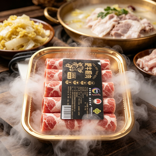 牛肉卷肥牛眼肉赤峰牛肉肥牛片肥牛卷片涮火锅食材1000g牛肉片