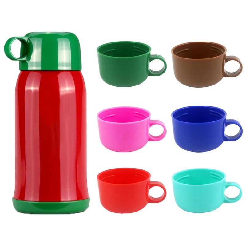 保温水杯盖子手柄盖小碗水杯子儿童萌316不锈钢杯hello外盖