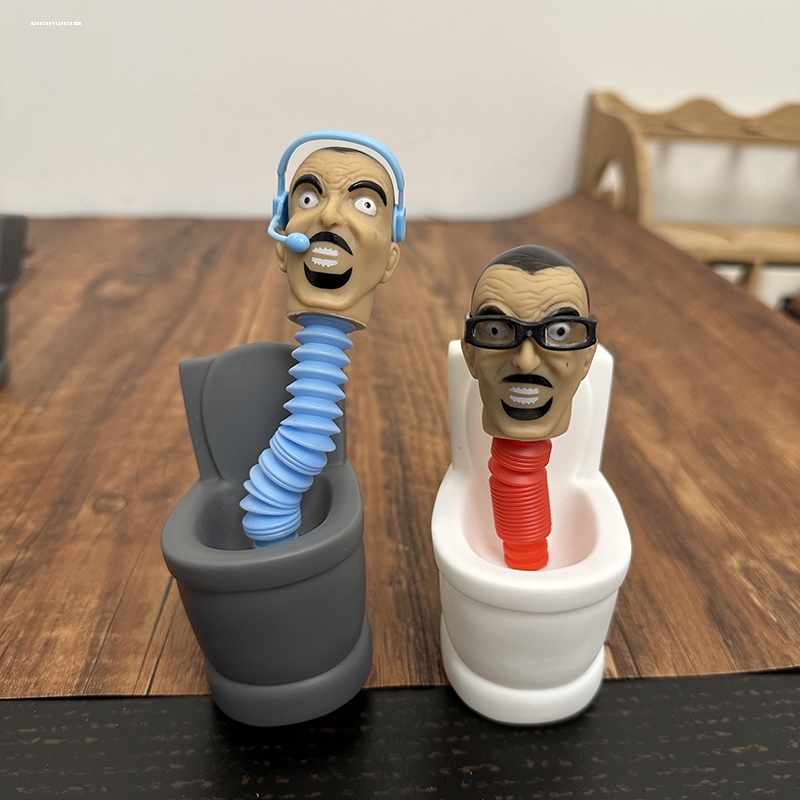 新品马桶人手办监控人手办摄像头人游戏摆件公仔