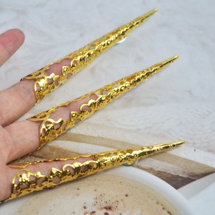 古代装后宫护甲宫廷太后千手观音假长指甲套指套古典戒指环