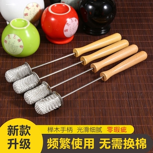 拔罐点火棒专用火把拔火罐的酒精棉棒烧不焦加长防烫手工具酒精杯