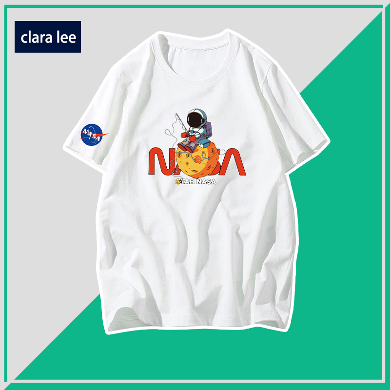 CLARA LEE联名潮牌时尚百搭情侣短袖T恤2022夏新款潮上衣男女01