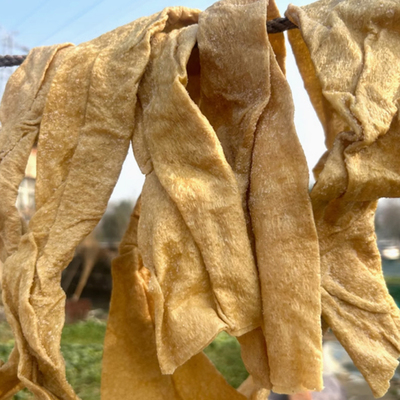 【加厚真正老豆皮】豆制品蛋白肉人造肉豆皮非全干货火锅凉拌烫菜