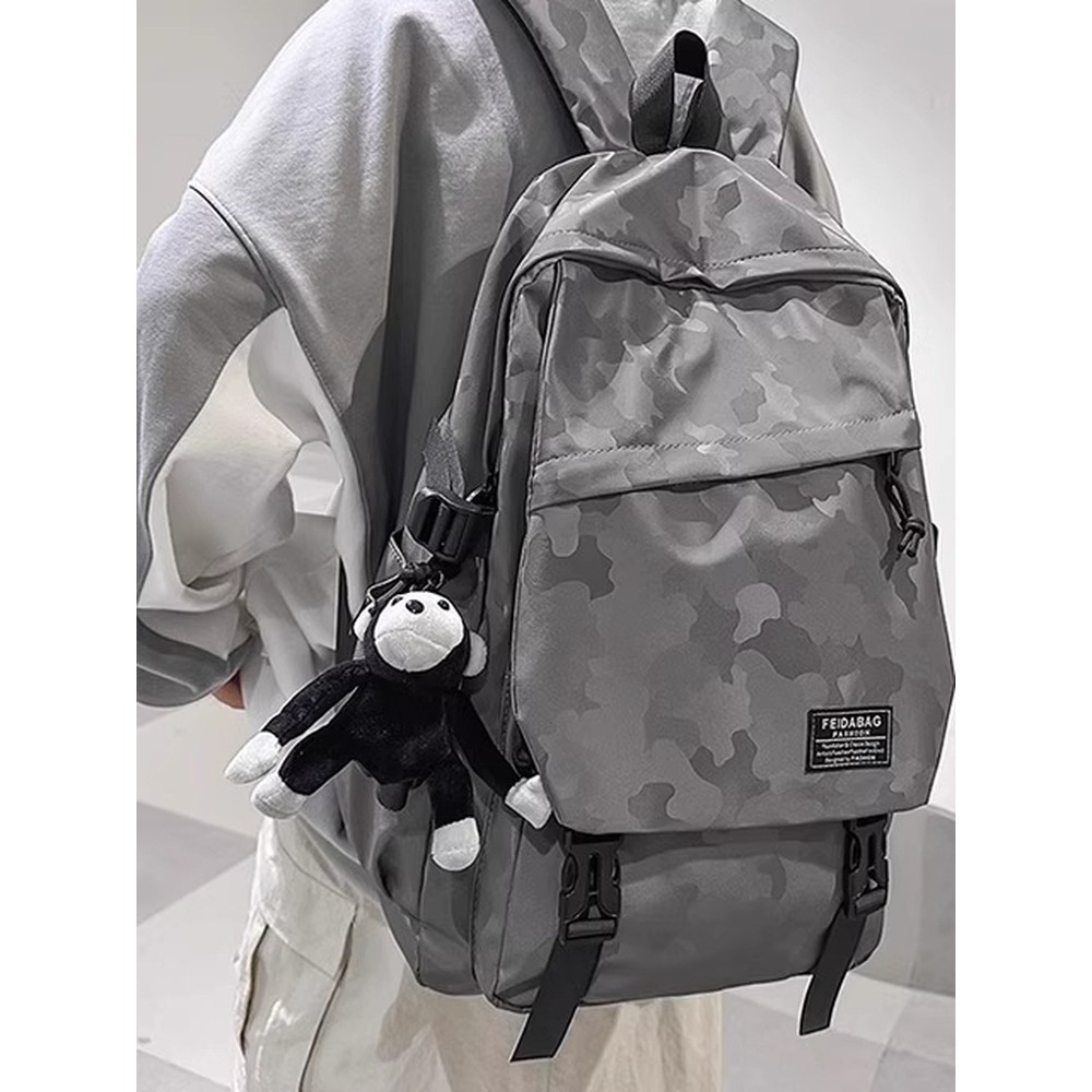 法国书包初中男生小学生2025新款高颜值大容量双肩包男款高中生潮