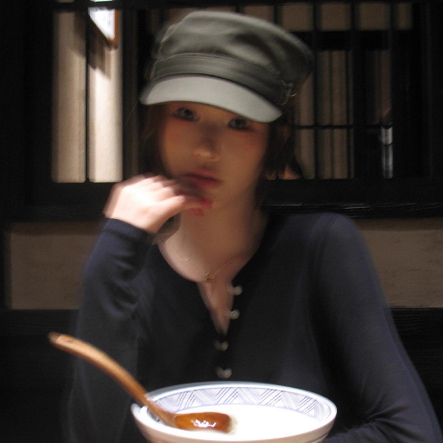 Mad Cortes韩国复古平顶马术帽女春夏显脸小鸭舌帽报童画家帽子潮