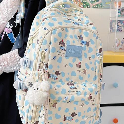 香港IT HKins高颜值高中初中小学生书包女生新款大容量双肩背包女