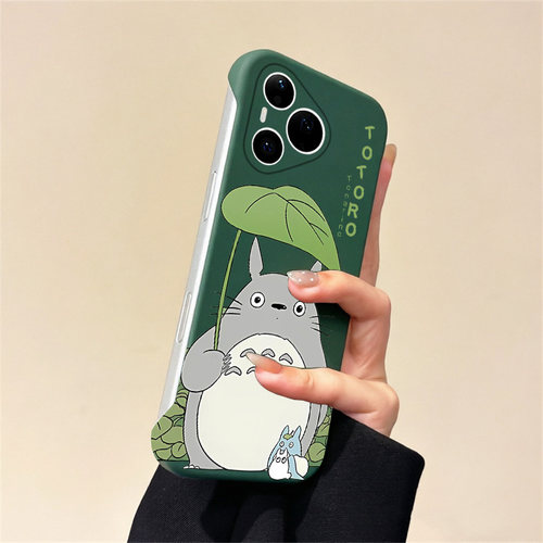 可爱龙猫适用华为Pura90手机壳p90promax无边框pura80散热pura70半包p60Art超薄p50新款p40防摔pro+女ultra男