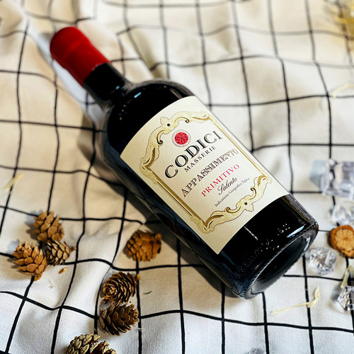 意大利 CODICI 葡萄酒 PRIMITIVO APPASSIMENTO SALENTO进口750ml