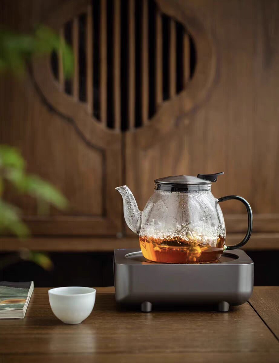 双越茗器玻璃泡茶壶高硼硅耐热玻璃煮茶器800ml