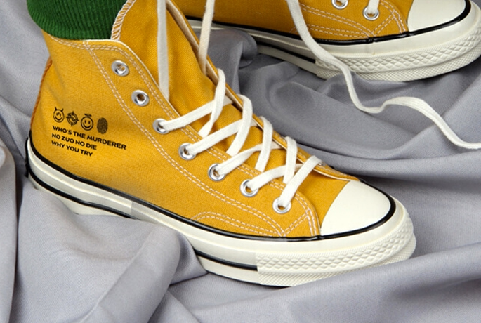 明星大侦探正版周边goodbai白敬亭鞋齐思钧同款潮黄时尚高帮帆布