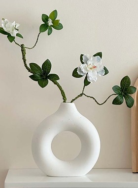 假花仿真花摆设装饰品客厅仿真绿植中式酒店民宿客厅桌面装饰摆件