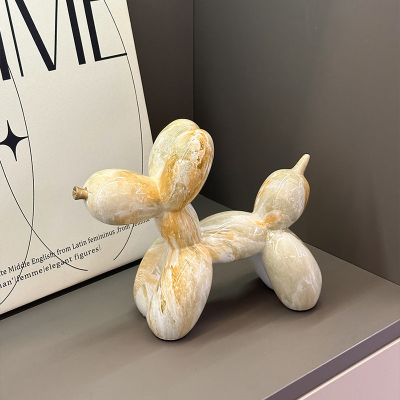 创意气球狗摆件北欧轻奢客厅电视柜儿童房桌面布置创意家居装饰品