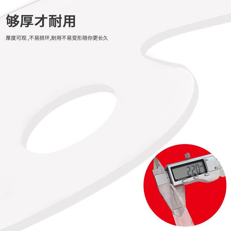 跨境美甲亚克力透明调色盘椭圆粉底液调色板指甲绘画颜料盘