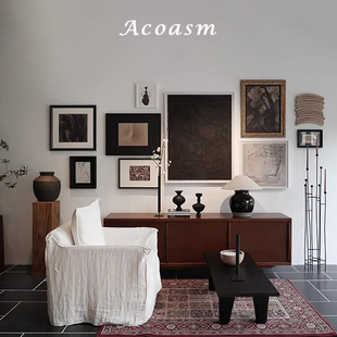 香薰蜡烛底座架黑色落地烛台侘寂风铁艺多头简约现代禅意装饰摆件