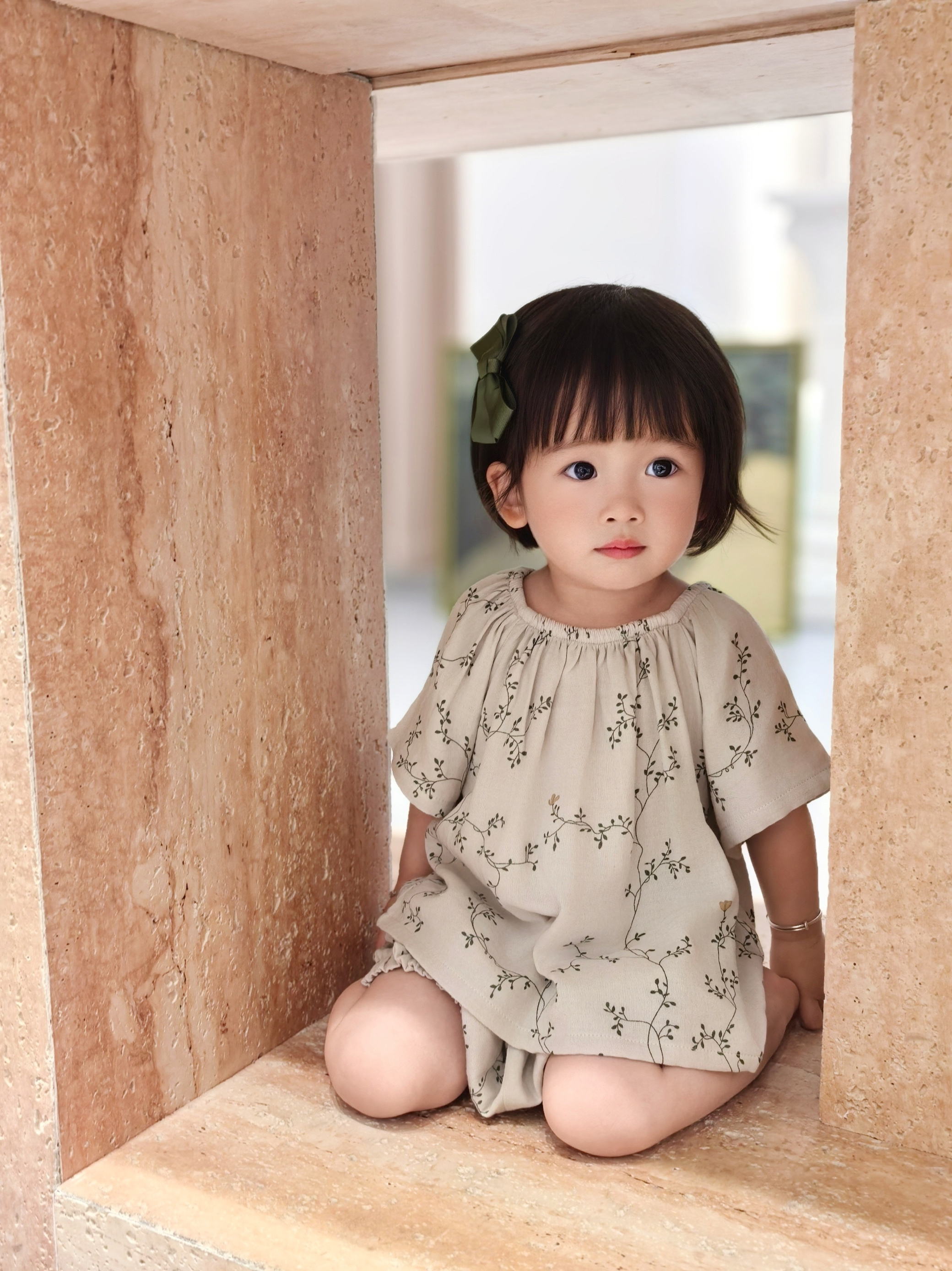 儿童夏款分体睡衣家居服套装女童宝宝竹纤维女宝短袖居家服透气