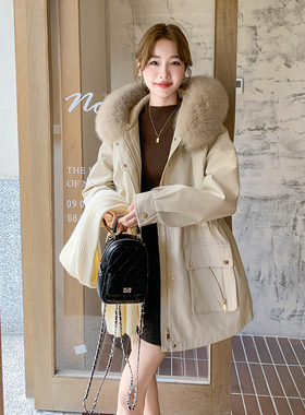 爆款现货主推派克服24新仿真毛领内胆毛毛厚2D044-617-P195-K278