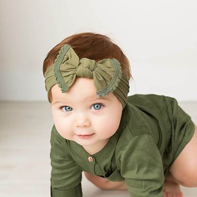 Hot sale baby Headband hair band girl turban nylon headwrap