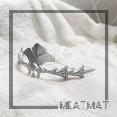 FF14白魔白愈头冠最终幻想cos