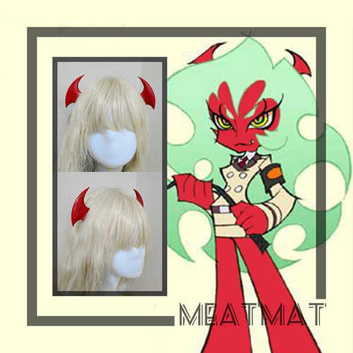 牛角恶魔角可变色万圣节定做道具