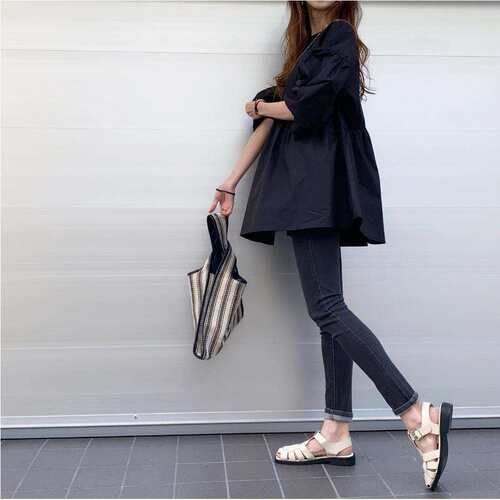 2024货春夏新款日系乐天女装ins热卖宽松灯笼袖衬衫women clothes