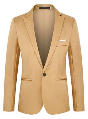 men clothes男装两粒扣休闲小西装外套夹克白色男装西服褂子2024