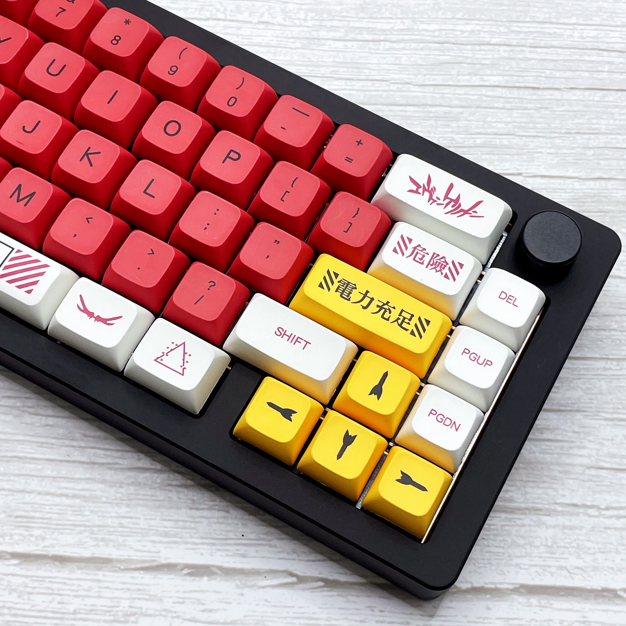 EVA二号机PBT热升华小全套的键帽
