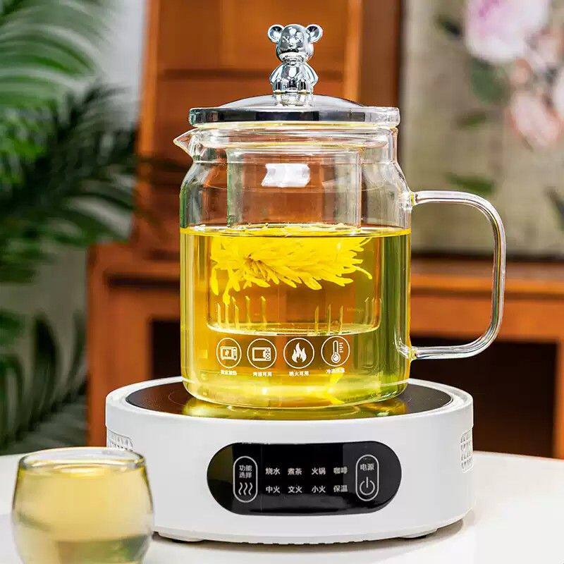 高硼硅玻璃冷水壶家用客厅泡茶壶凉白开水壶大容量凉水壶耐高温