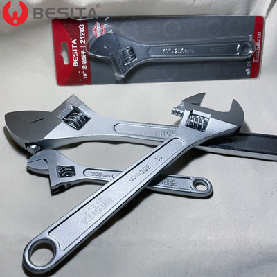 百思泰活动扳手大开口扳子多功能扳手汽修家用活口扳8寸10寸12寸