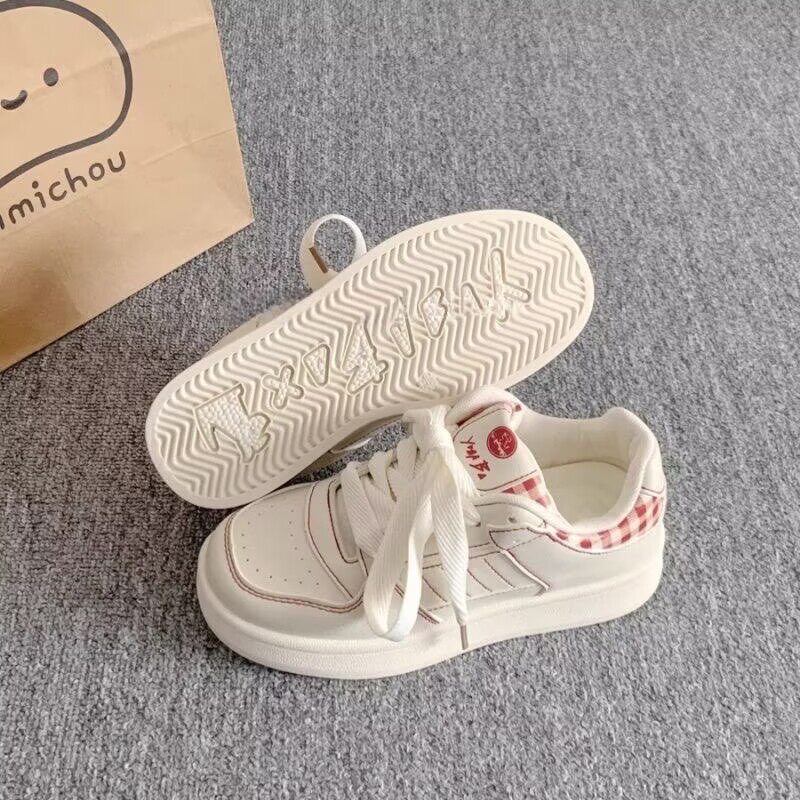 新中式百搭chic鞋子厚底小白鞋女