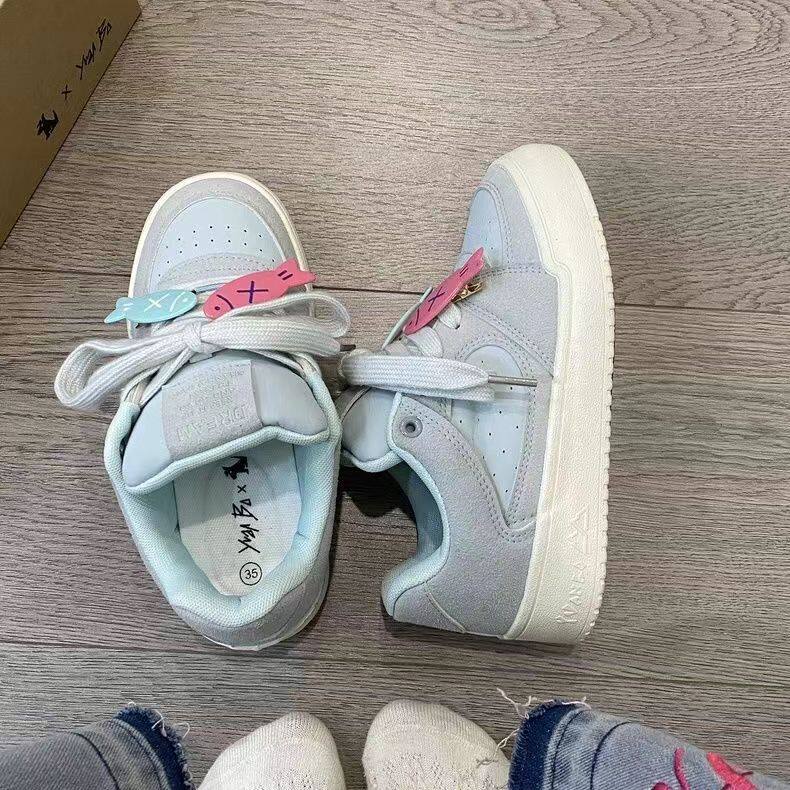 2024新款春夏季厚底板鞋子