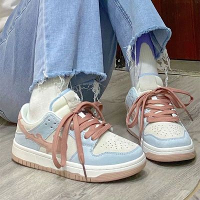 平跟情侣款板鞋校园风小众复古