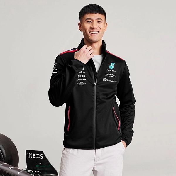 23新品F1赛车服奔驰红牛外套