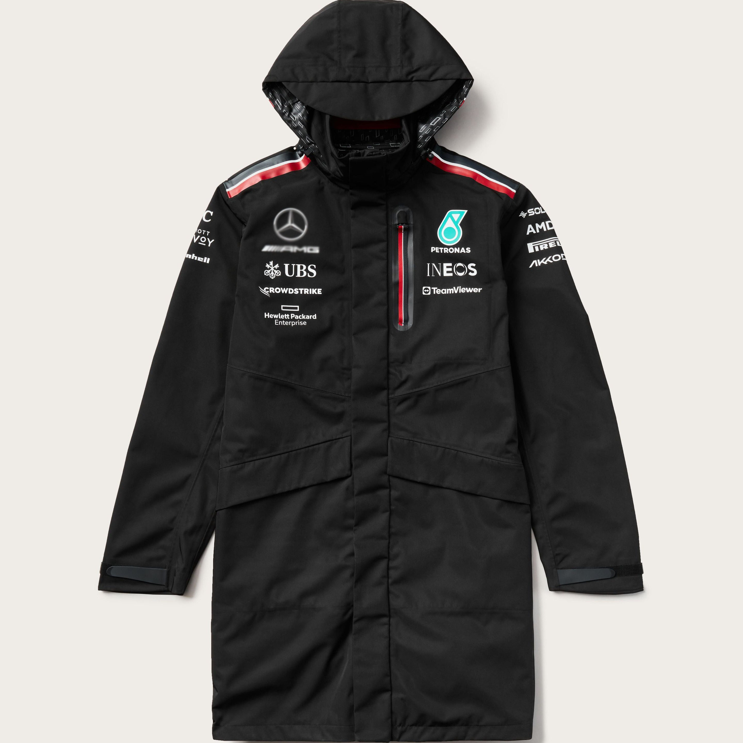 23 新款梅奔车队F1赛车服同款 男女风衣夹克外套 可定制队服上衣