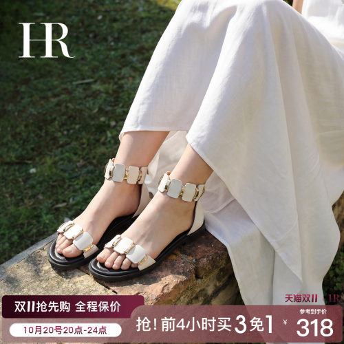 HR赫莲娜时尚新款罗马凉鞋
