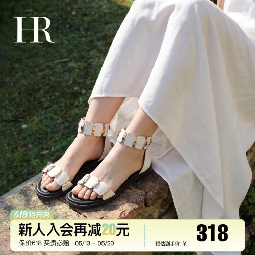 HR赫莲娜时尚新款罗马凉鞋