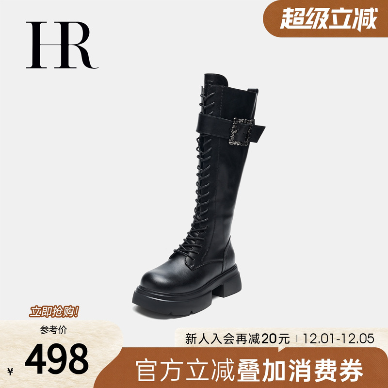 HRCASUAL秋季新款骑士靴