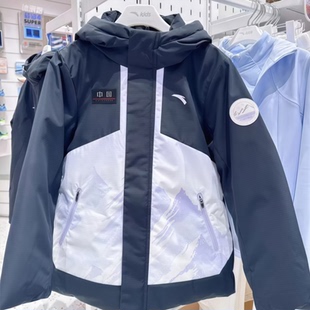 中国冰雪安踏儿童女童2025冬新款保暖大童六度芯羽四防热返羽绒服