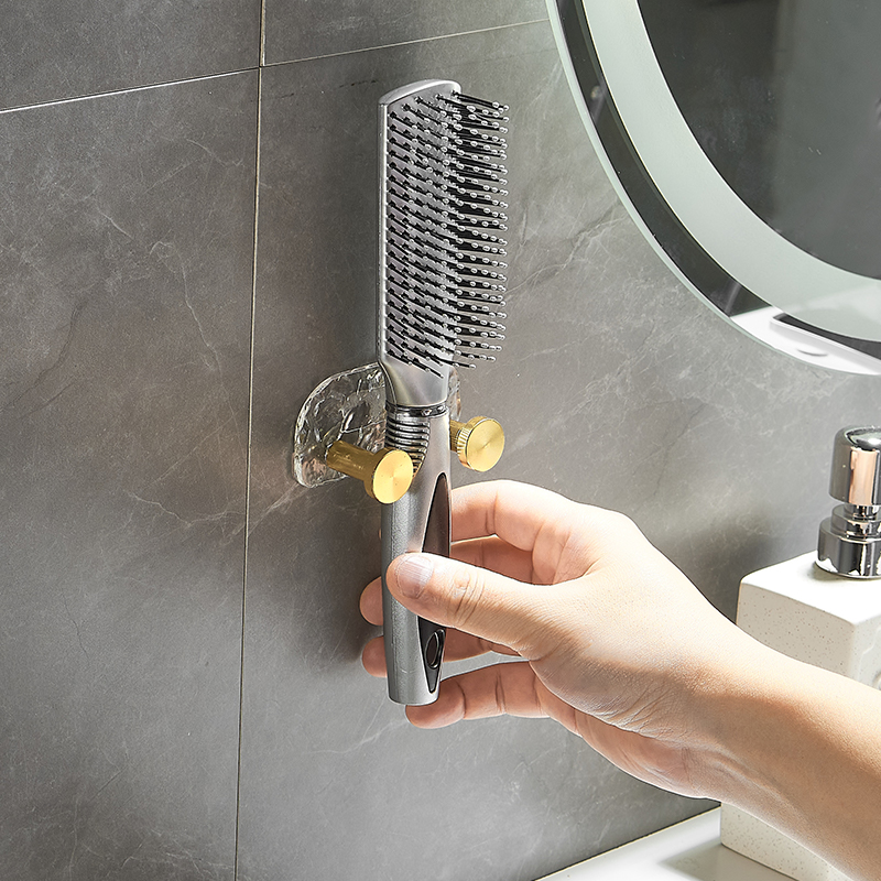 梳子置物架免打孔壁挂