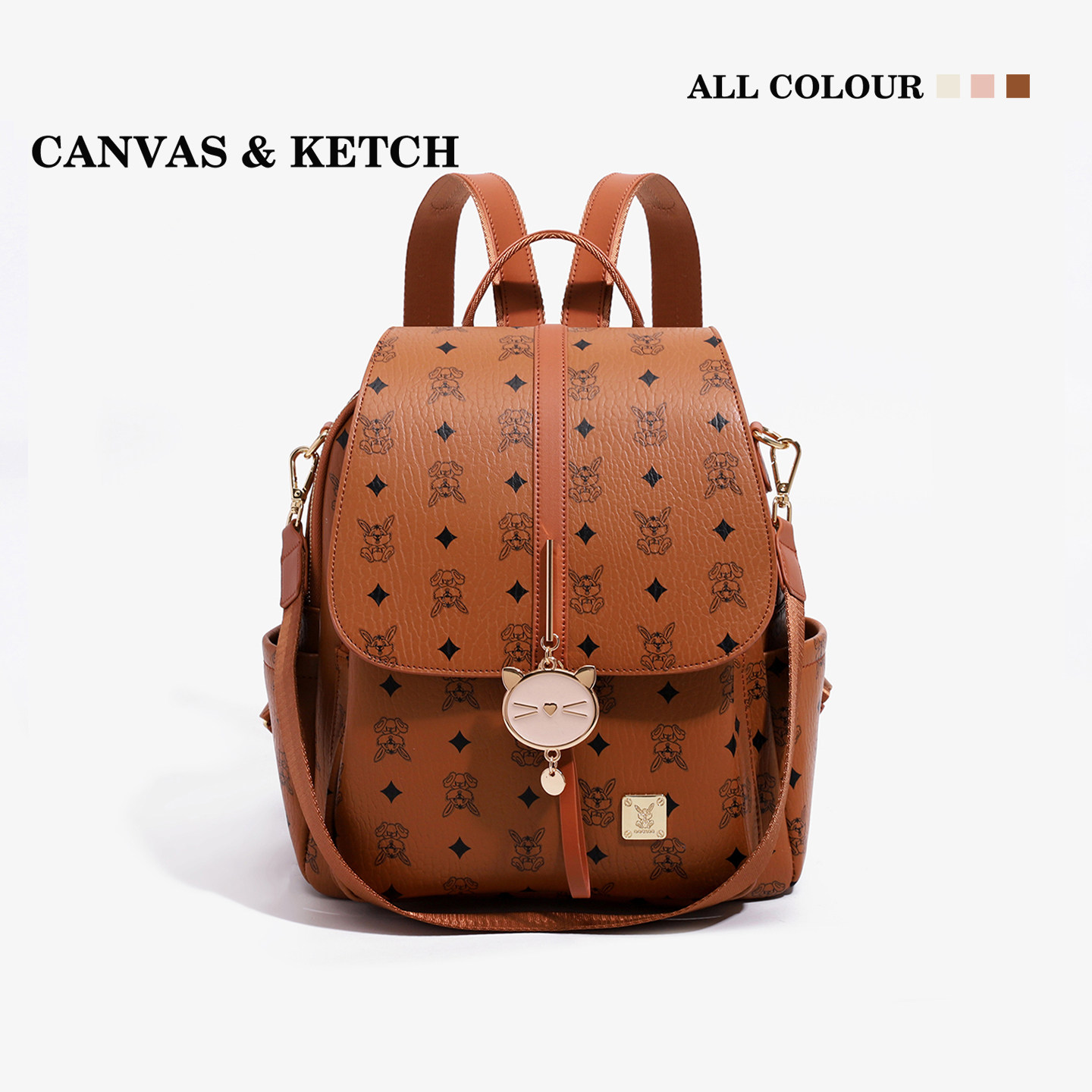 CANVAS&KETCH大容量旅行双肩包女2026新款高级感小众轻便时尚背包
