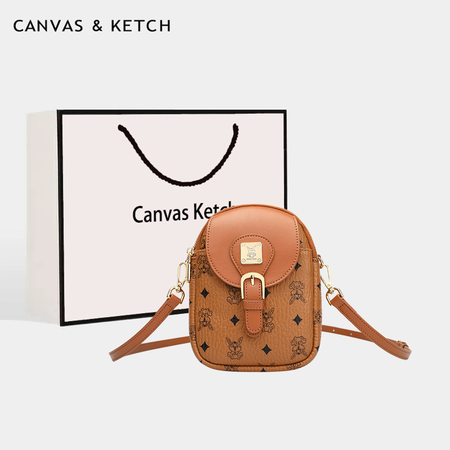 CANVAS&KETCH包包女斜挎包2026新款夏高颜值手机包女零钱斜挎小包