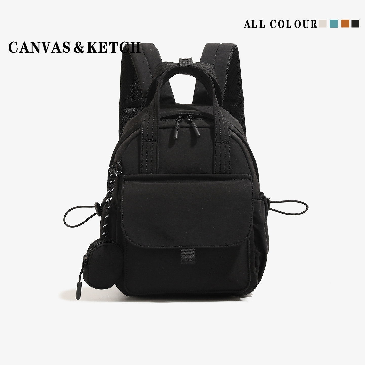 韩版新款2026双肩包包大容量轻便防水背包简约百搭多口袋双肩包女,箱包皮具/热销女包/男包,双肩背包,淘宝优惠券,粉丝福利购,淘宝优惠卷