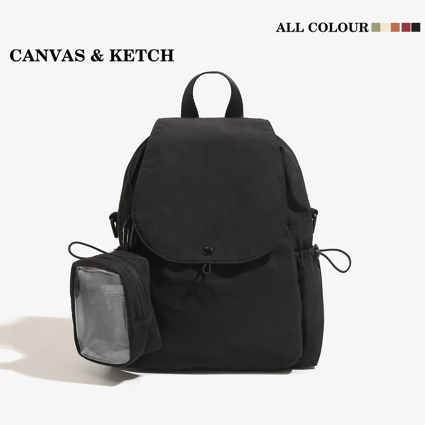 CanvasKetch双肩防泼水旅行背包高级感大容量通勤背包牛津布轻便