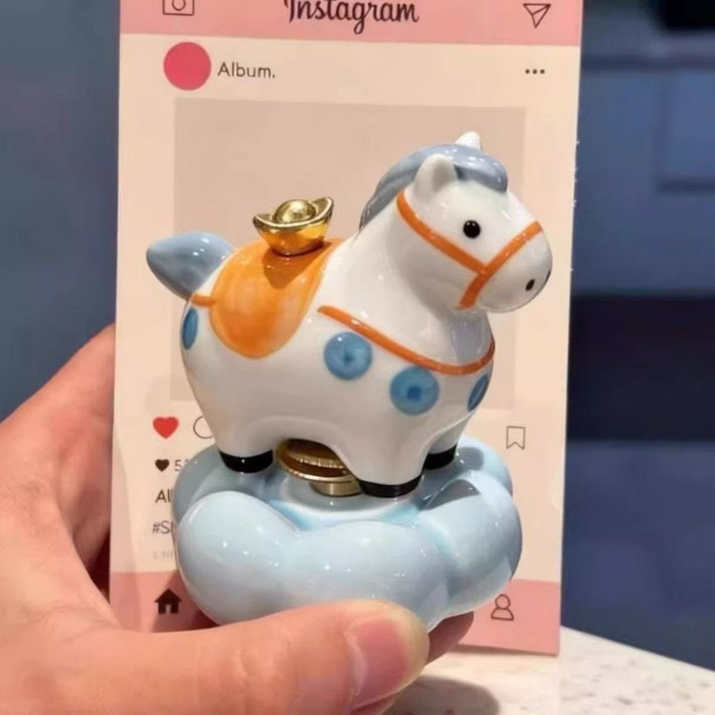 马上有钱景德镇转转陶瓷唐三彩小马摆件马年礼物创意摆件新年礼物,家居饰品,桌面摆件,淘宝优惠券,粉丝福利购,淘宝优惠卷