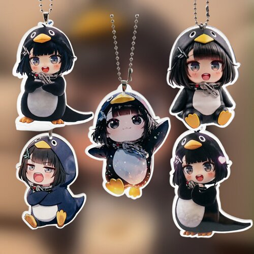 明日周边咕咕嘎嘎亚克力钥匙扣