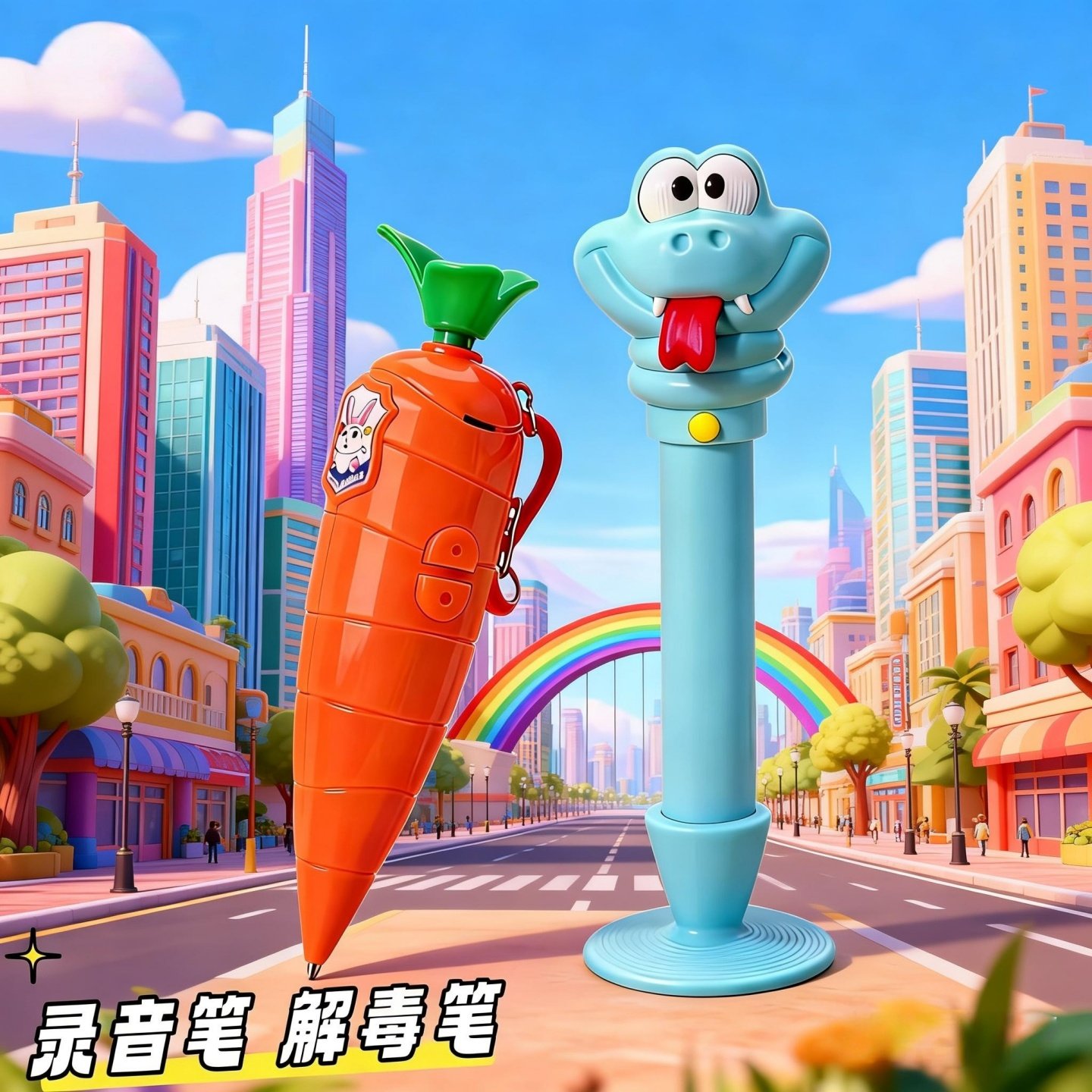 疯狂动物城朱迪录音笔解毒笔