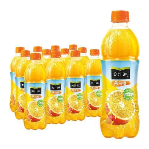 美汁源果粒橙450ml×12瓶维C